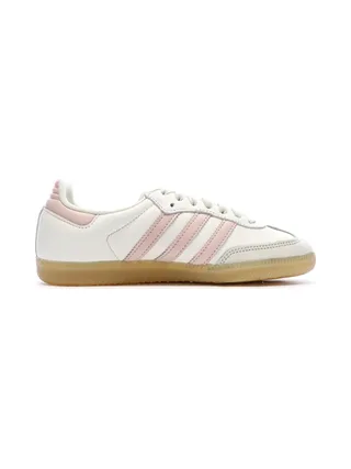 Samba Baskets Beige/Rose Femme Adidas 2