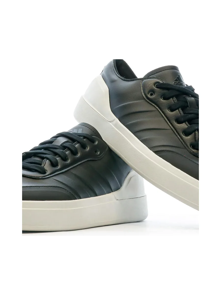 Baskets Noir/Blanc Homme Adidas Court Revival 8