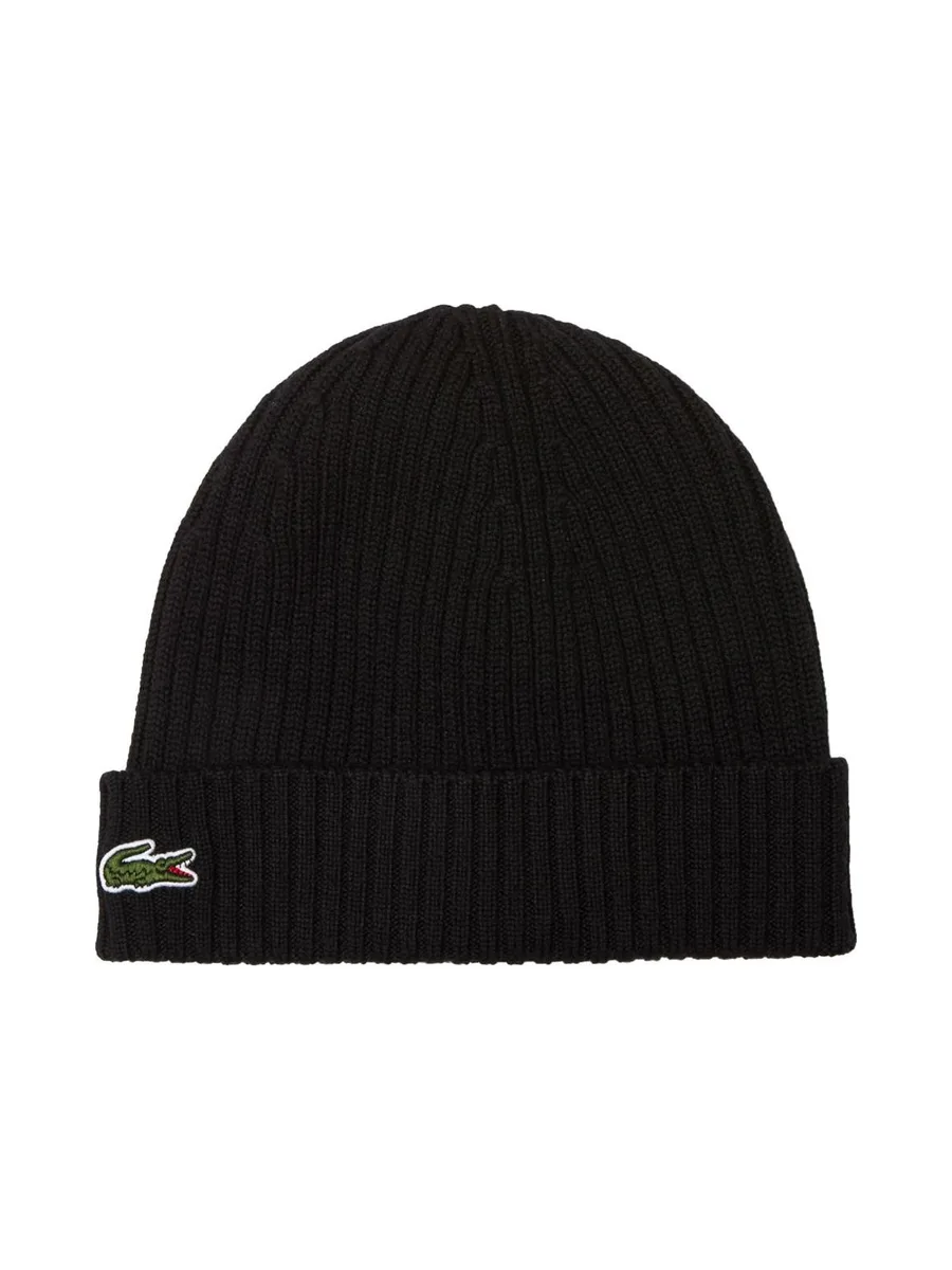 Bonnet Noir Homme Lacoste hjm 2