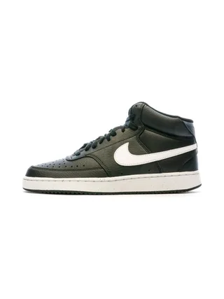Baskets Noires/Blanches Homme Nike Court Vision Mid 1