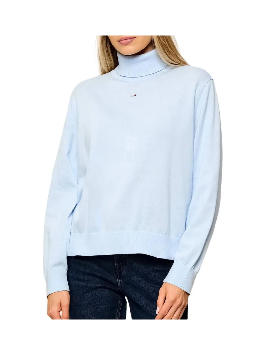 Pull Bleu Clair Femme Tommy Hilfiger Essential 2