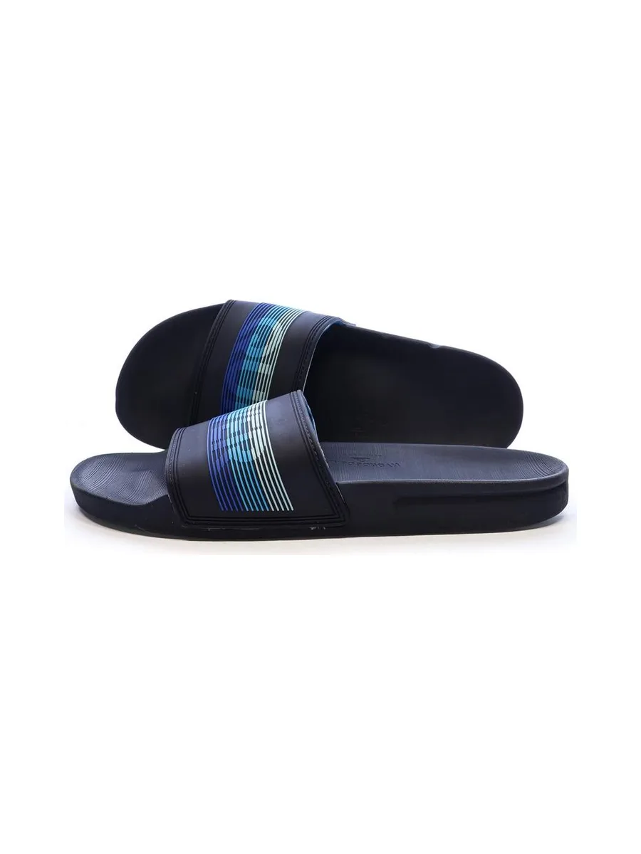 Claquettes Marines Homme Quiksilver Wordmrksld 2