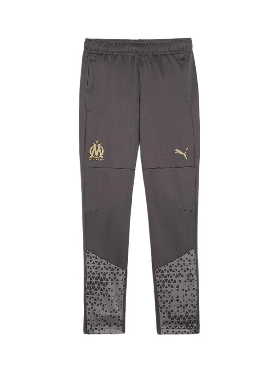OM Pantalon Training Gris Junior Puma 2023/2024 2