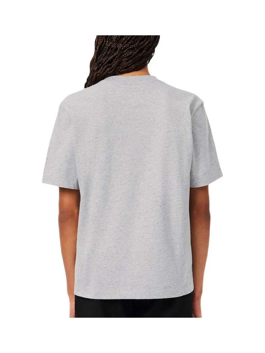 T-Shirt Gris Femme Lacoste T-shirt Relaxed Fit 3