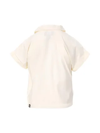 Polo Blanc Fille Converse Pocket 2