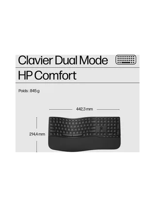 HP 685 Comfort Dual-Mode and Mouse Combo keyboard 3