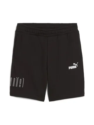 Short Noir Garçon Puma Sport Graphic 1