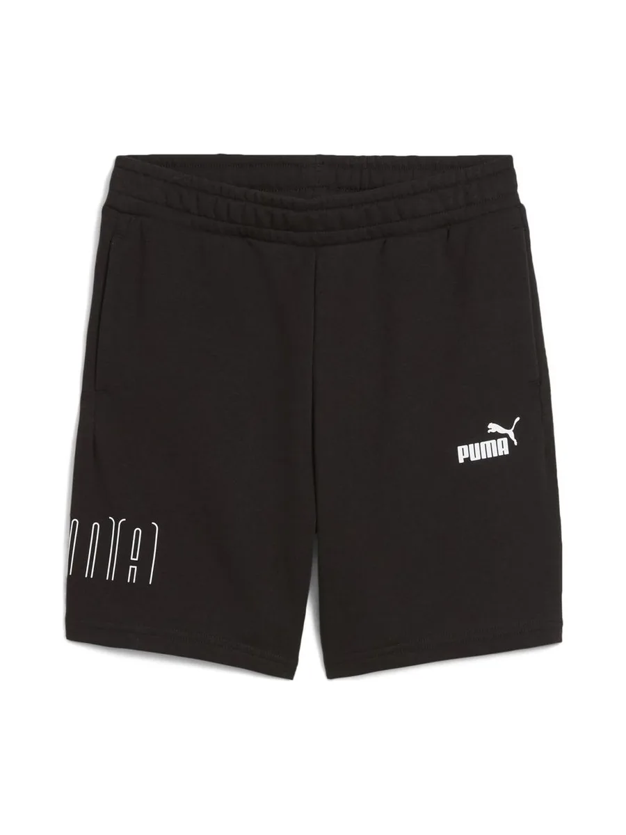 Short Noir Garçon Puma Sport Graphic 1