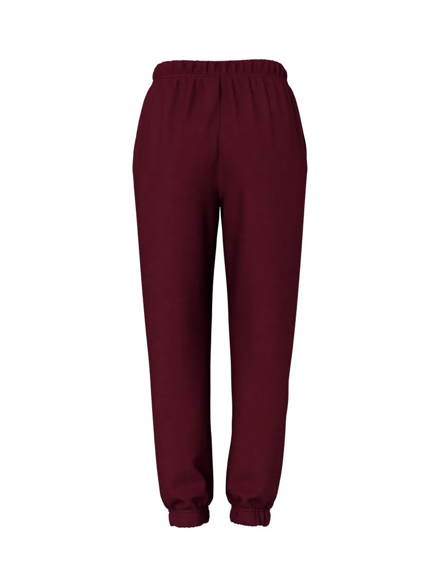 Jogging Bordeaux Femme Pieces Pcchilli 3
