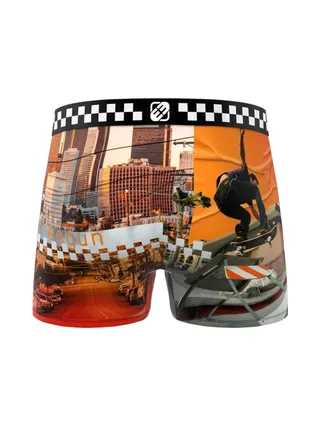 Boxer Noir Garçon Freegun Skate 2