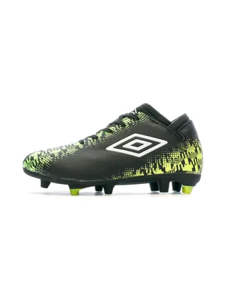 Chaussures football Noir/Jaune Garçon Umbro Form Net 1