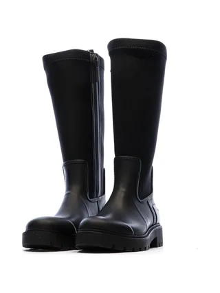 Bottes Noir Femme Calvin Klein Jeans High Rainboot Neopre 5