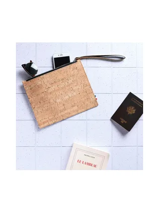 ALEX - Pochette en liège - Naturel 37