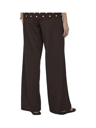 Pantalon fluide Marron à pois Femme JDY Ebbie 2
