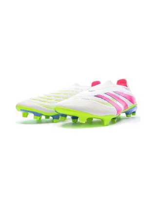 Chaussures de Foot Blanc/Rose Homme Adidas Predator League Ll FG/MG 6