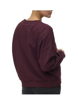 Sweat Bordeaux Femme Vero Moda Vmlotte Trina 2