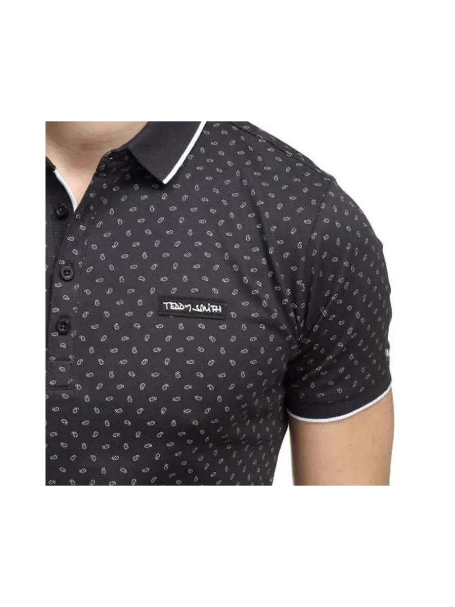 Polo Marine à Motifs Homme Teddy Smith Pasy 2 4