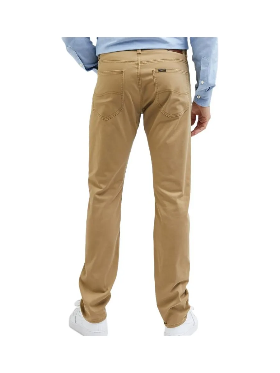 Pantalon Slim Fit Beige Homme Lee Elbus 3