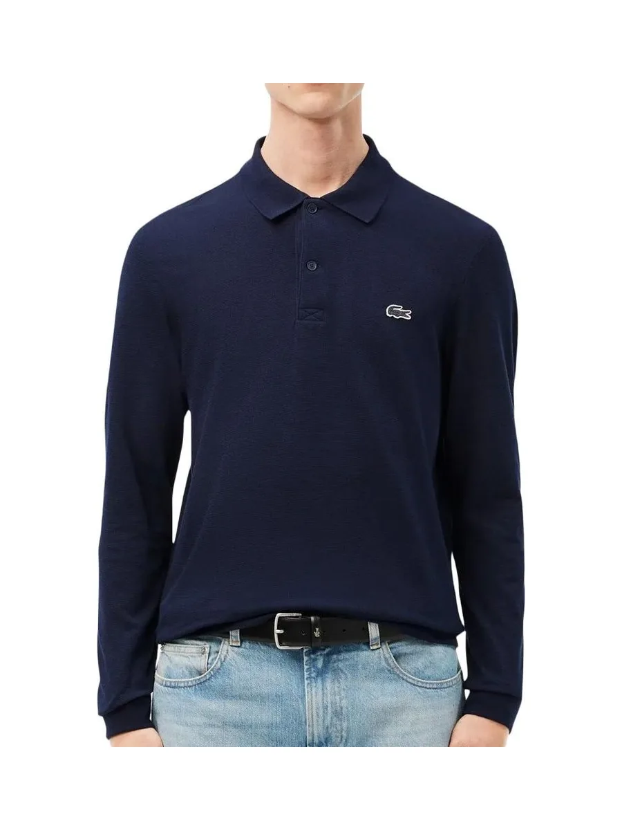 Polo Bleu Marine Homme Lacoste DH5523 2