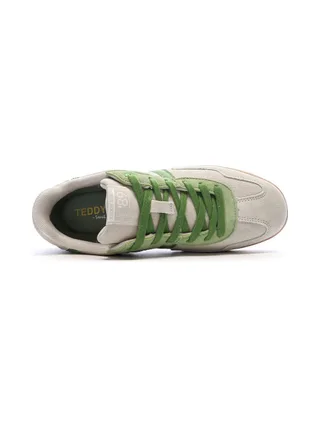Baskets Beige/Verte Femme Teddy Smith 120519 4