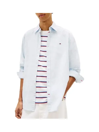 Chemise Bleu Clair Homme Tommy Hilfiger Tjm 1