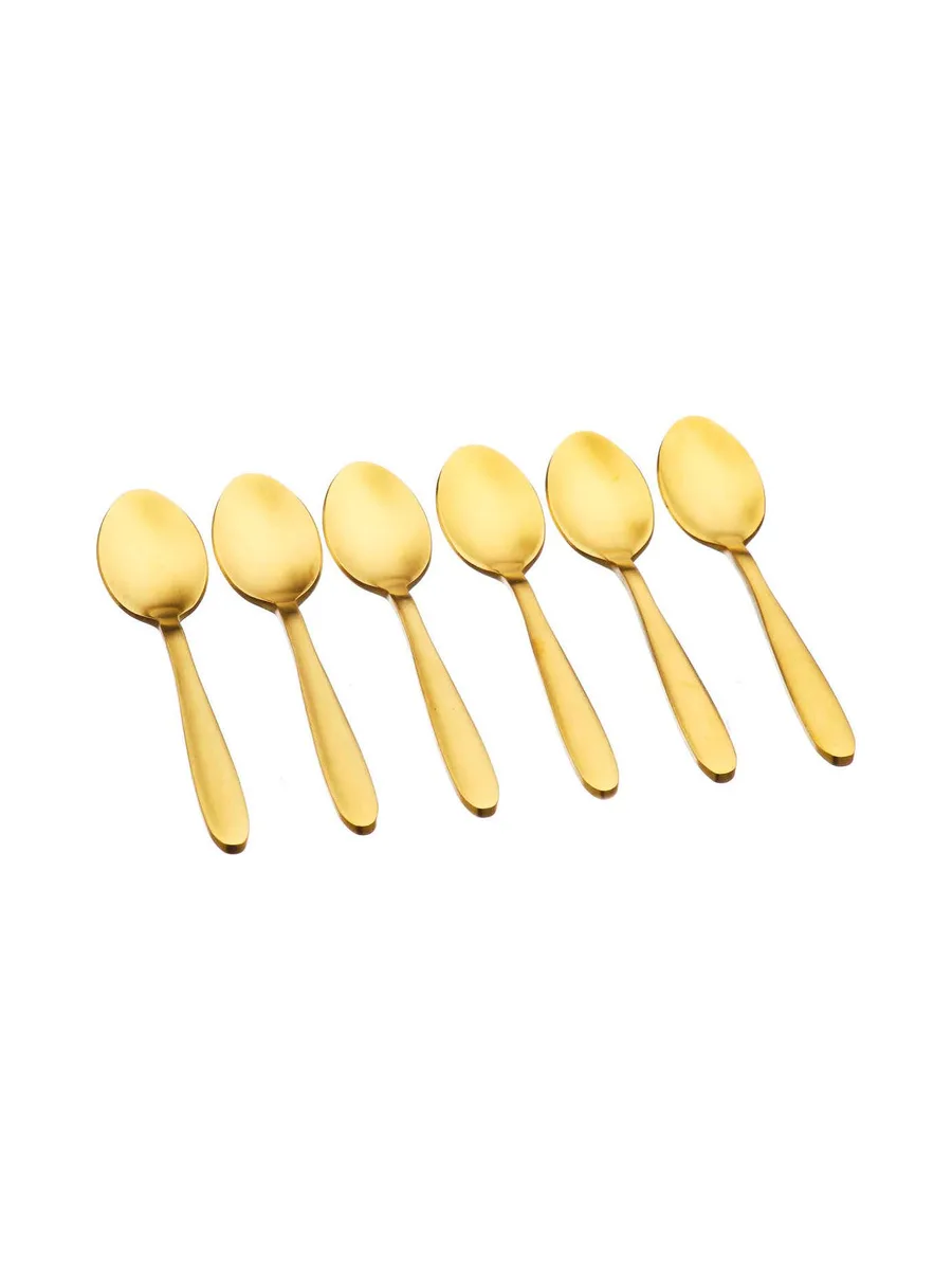 Coffret 6 petites cuillères KAJA - Black 25