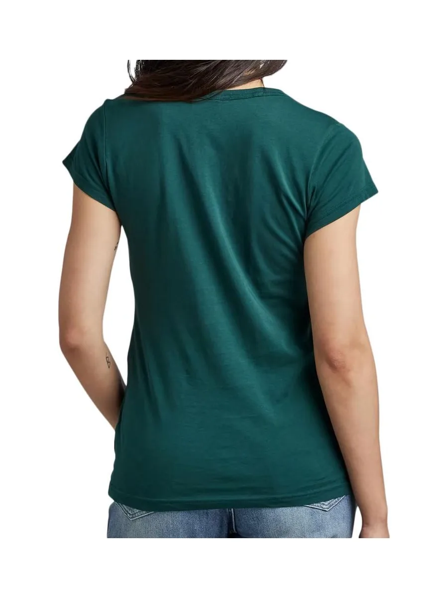 T-shirt Vert Femme G-Star Raw Eyben 2