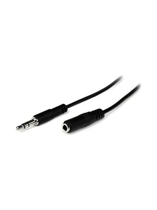 2m Slim 3.5mm Stereo Extension Cable M/F 1