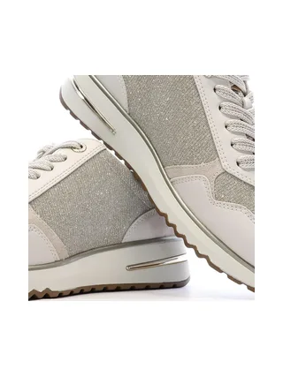 Baskets Gris Perle Femme Marco Tozzi Cream 7