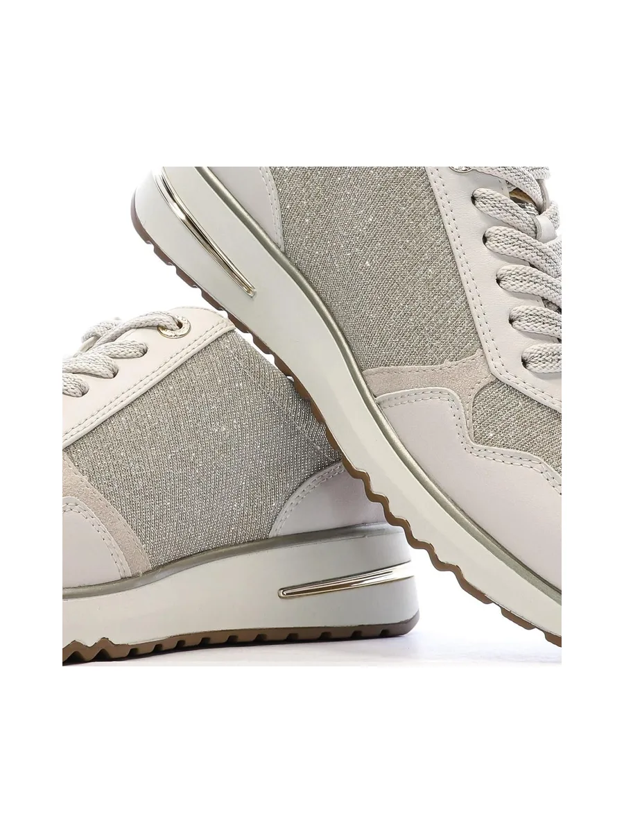 Baskets Gris Perle Femme Marco Tozzi Cream 8