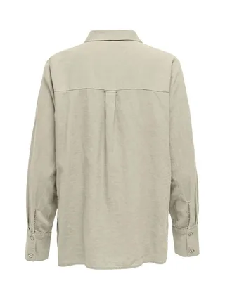 Chemise Beige Femme JDY Linen 2