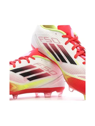 Chaussures de Foot Blanc/Rouge Adidas F50 League FG/MG 7