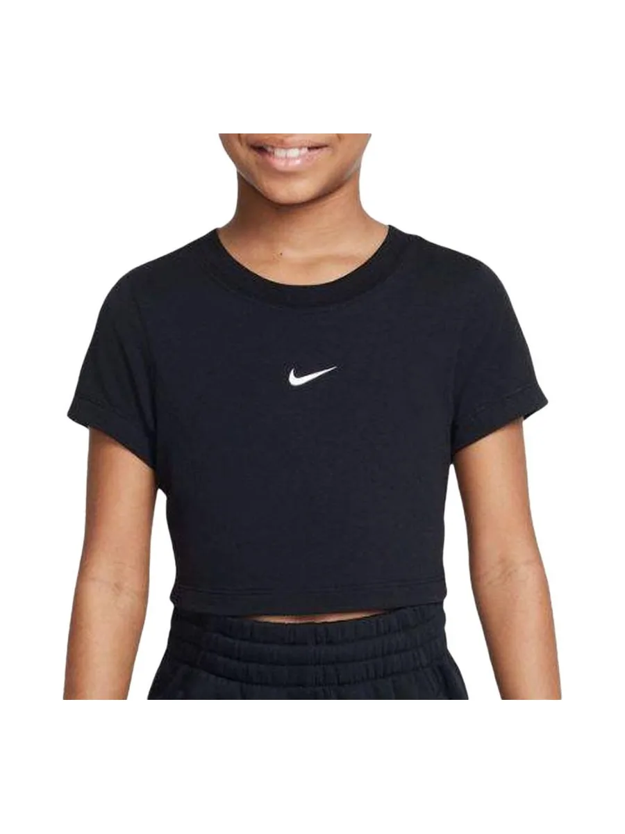 T-Shirt Noir Fille Nike HF7011 2