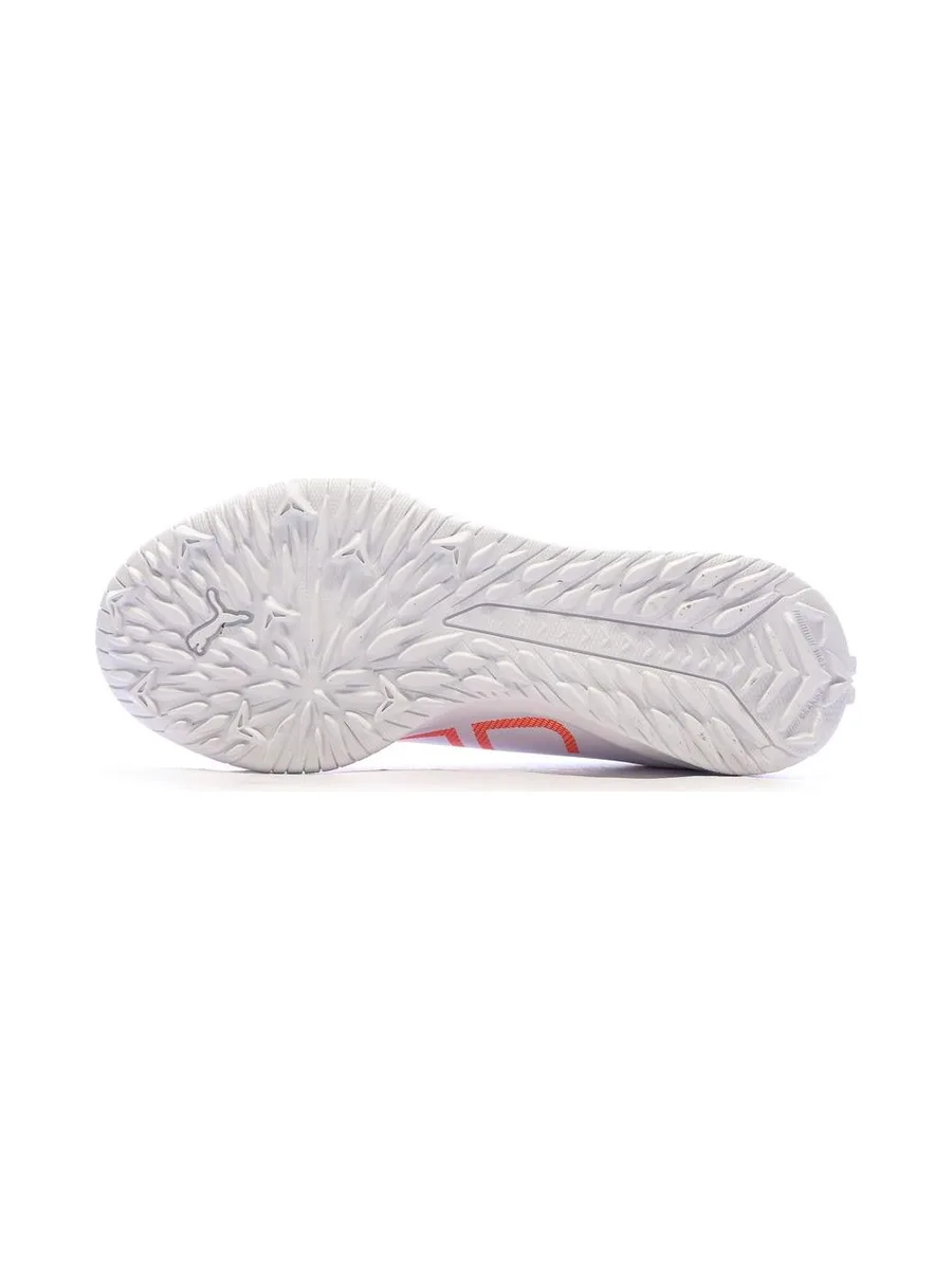 Chaussures de football Blanches/Oranges Garçon Puma Ultra 5 Play 6