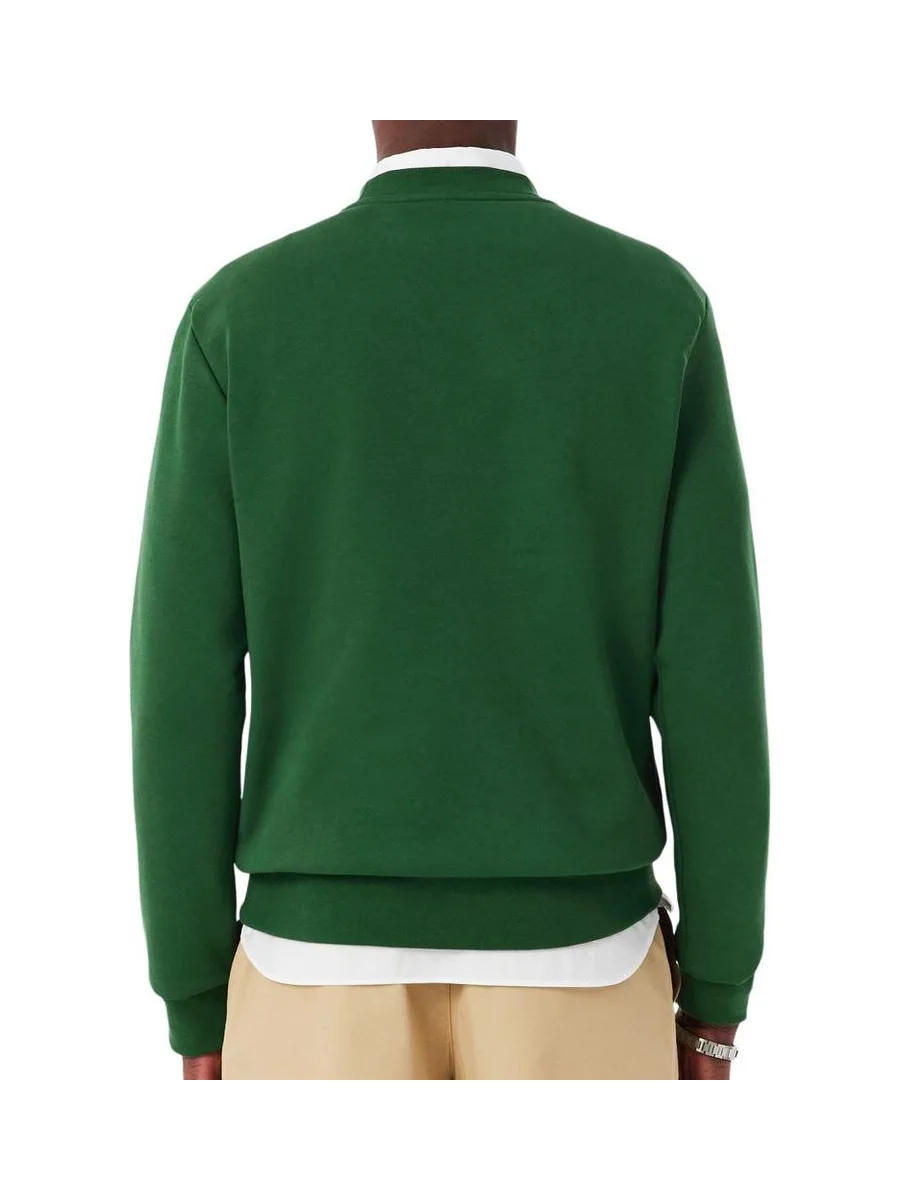 Sweat Vert Foncé Homme Lacoste SH9608 3