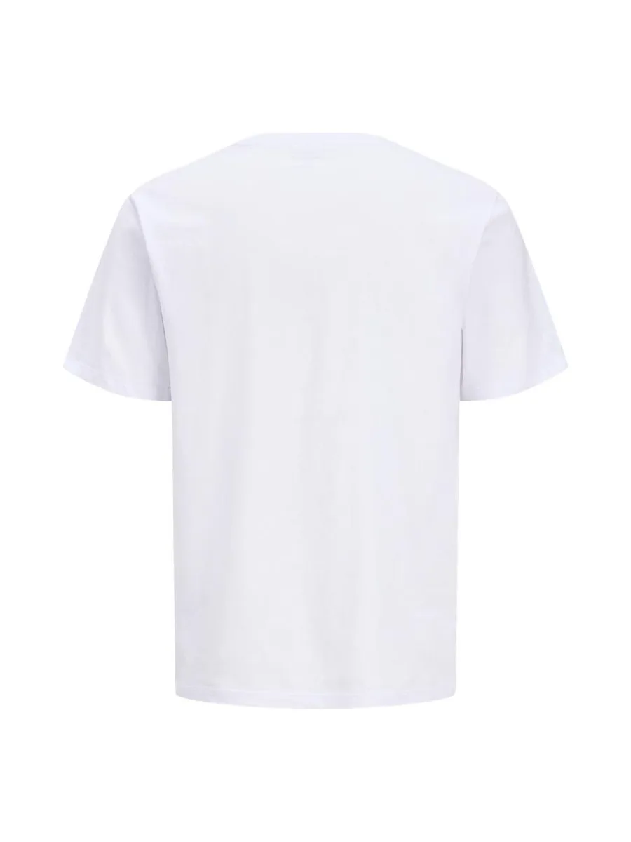 T-Shirt Blanc Homme Jack & Jones Hudson 3