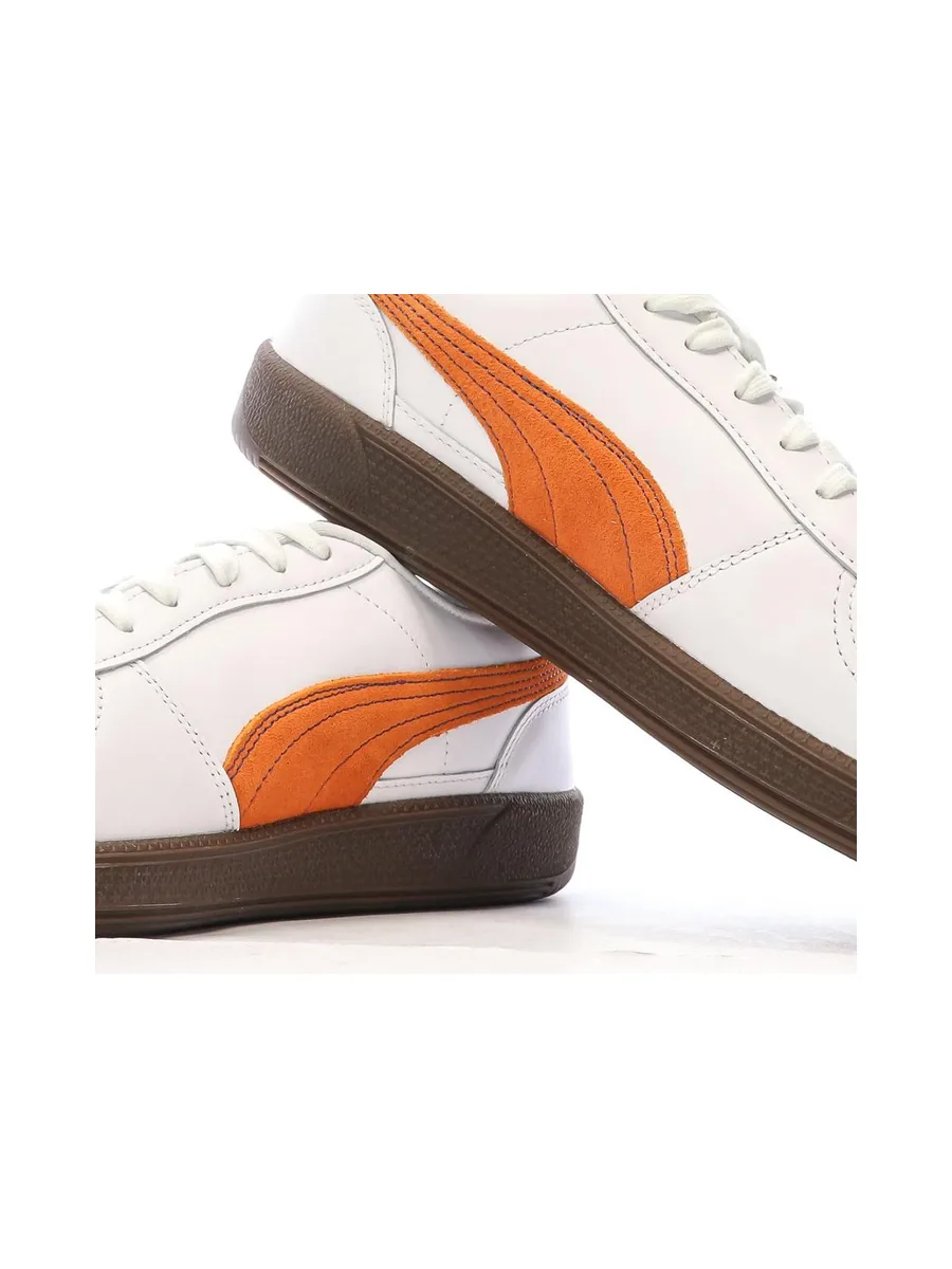 Baskets Blanches/Marron Homme Puma Palermo Rocket League 8