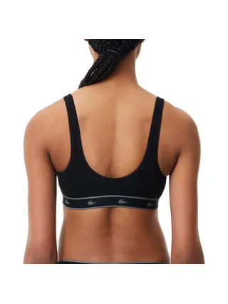 Brassière Noir Femme Lacoste IF8626 2
