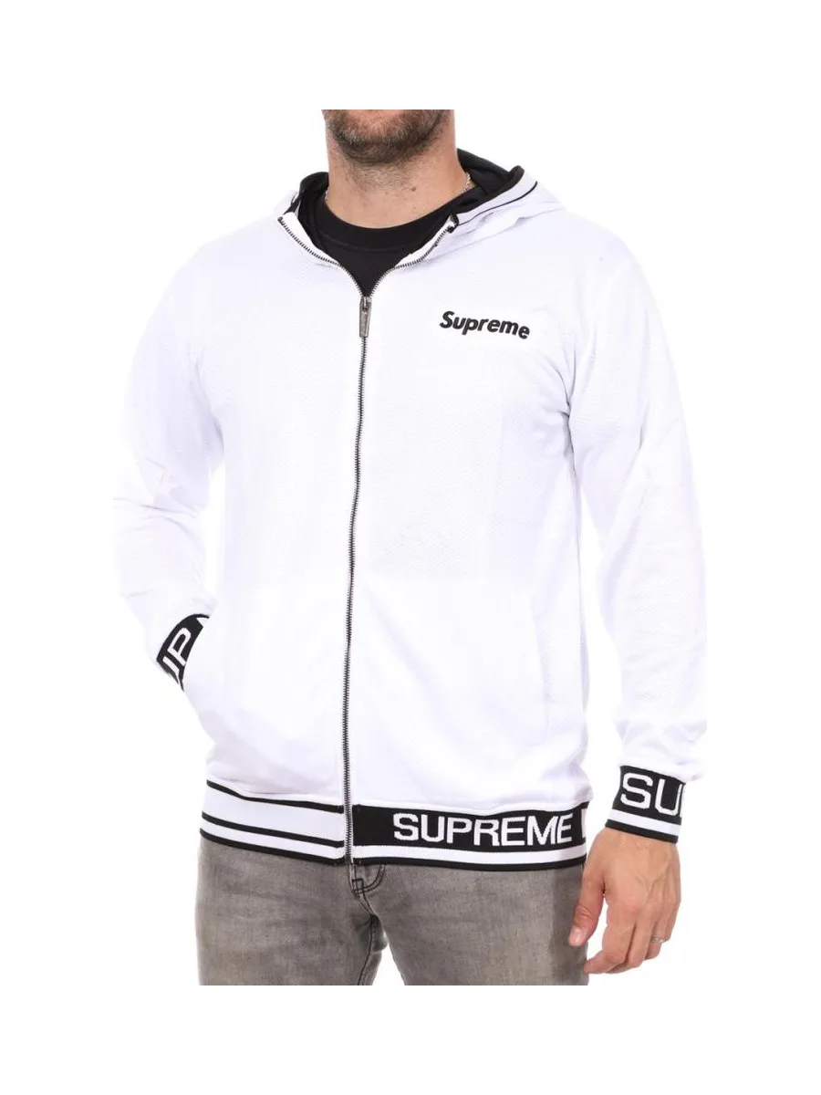 Veste de survêtement Blanche Homme Supreme Grip Shadow 2