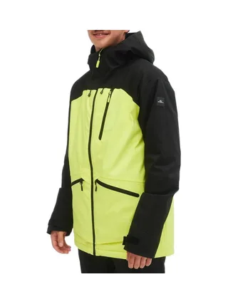 Manteau de ski Jaune Fluo/Noir Homme O'Neill Total Disorder 1