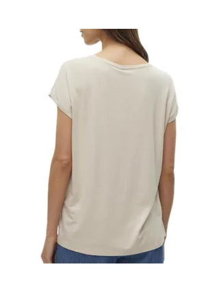 T-Shirt Beige Femme Vero Moda Lava 2