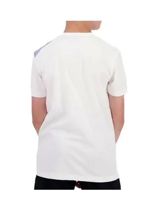 T-Shirt Blanc/Bleu Garçon Le Coq Sportif Graphique N°1 2