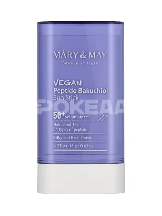 Mary&May Vegan Peptide Bakuchiol Sun Stick SPF50+ PA++++ 18g 2