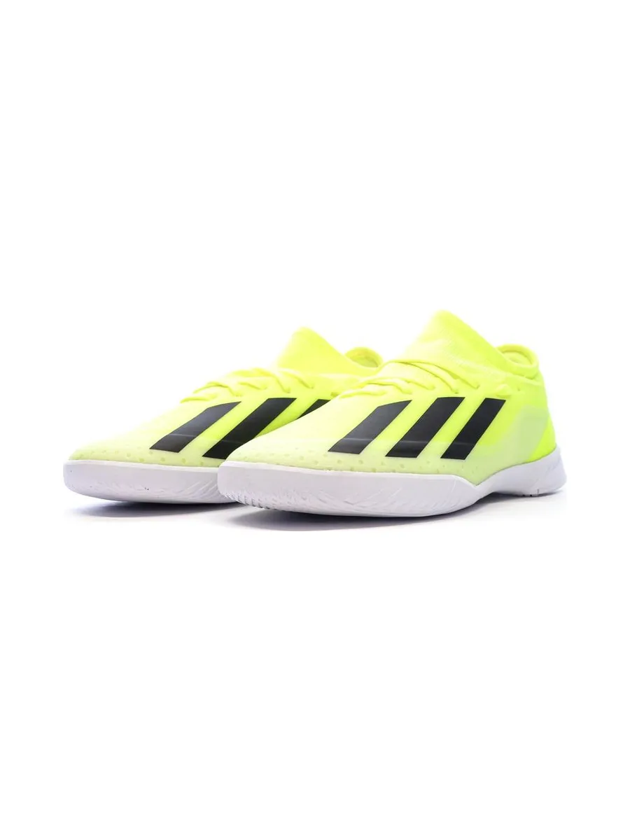 Chaussures de football Jaune Fluo Garçon Adidas X Crazyfast League 7