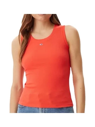 Débardeur Rouge Femme Tommy Hilfiger Essential BDS 1