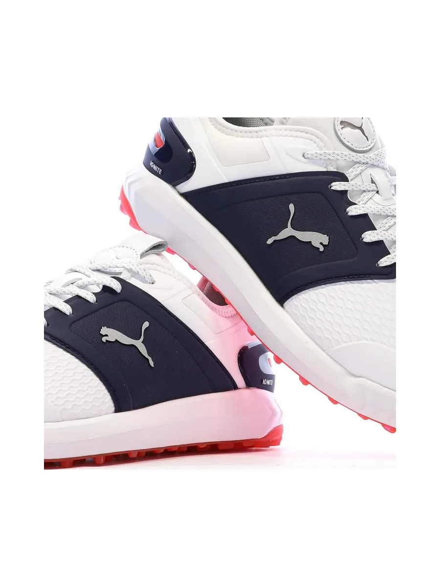 Chaussures de Golf Blanc/Marine Homme Puma Ignite Elevate 7