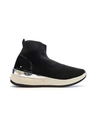 Baskets Noires Femme Eskandalo & Kaos Ankle 2