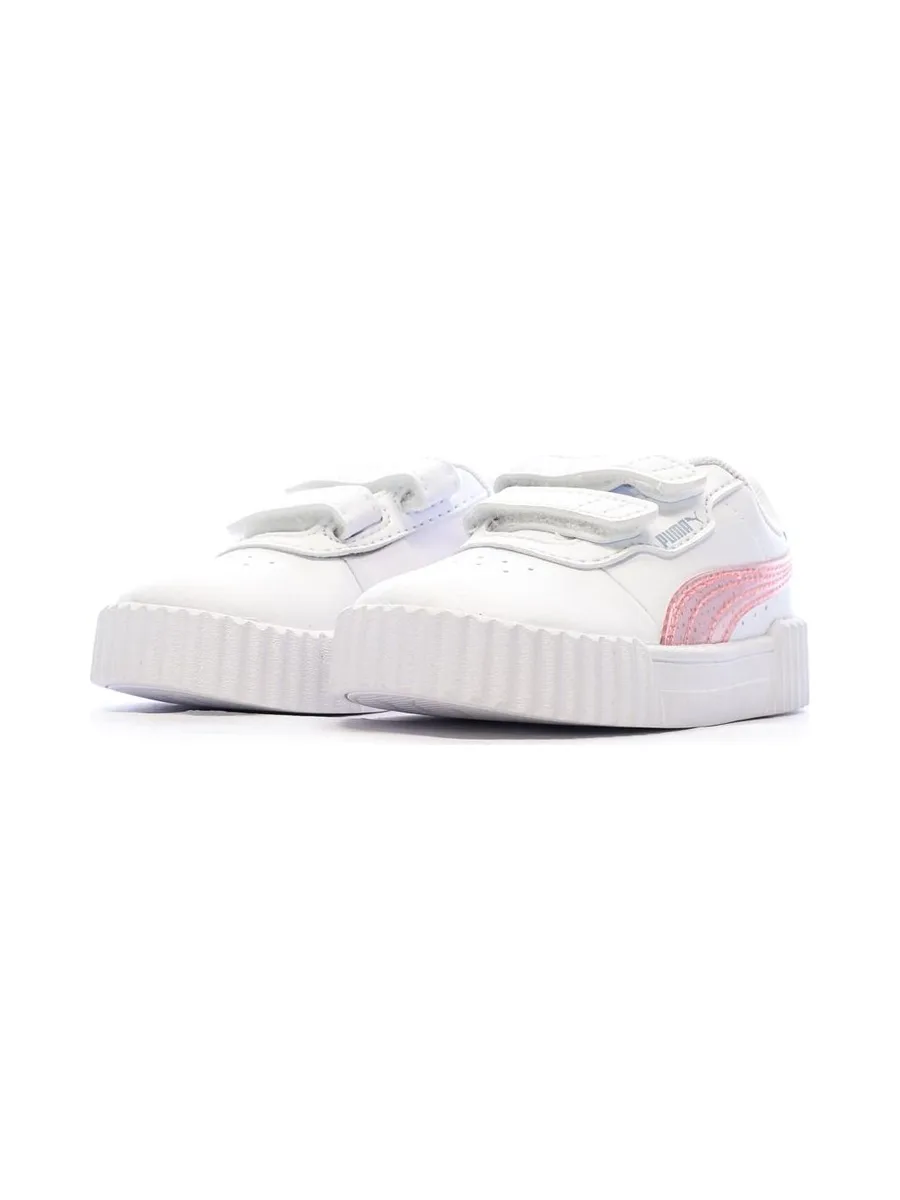 Baskets Blanche Fille Puma Carina 3.0 Blurry Dr 7