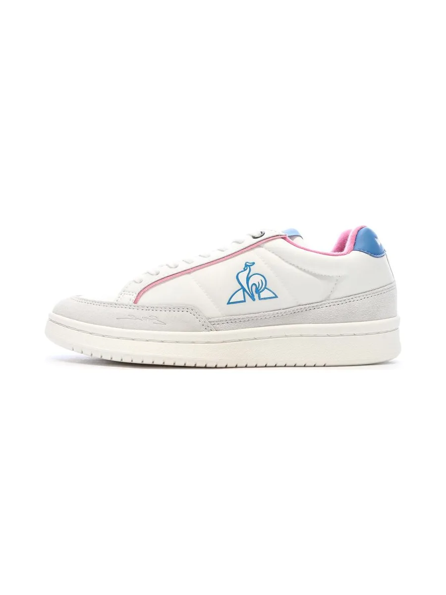 Baskets Blanches/Roses/Bleu Femme Le Coq Sportif Noah 2