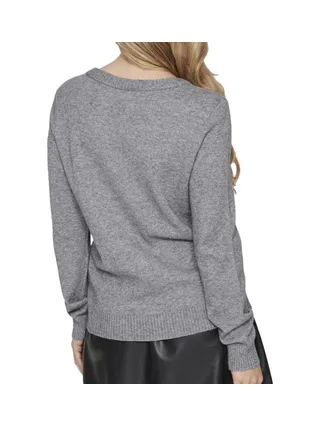 Pull Gris Femme Vila Viril 2